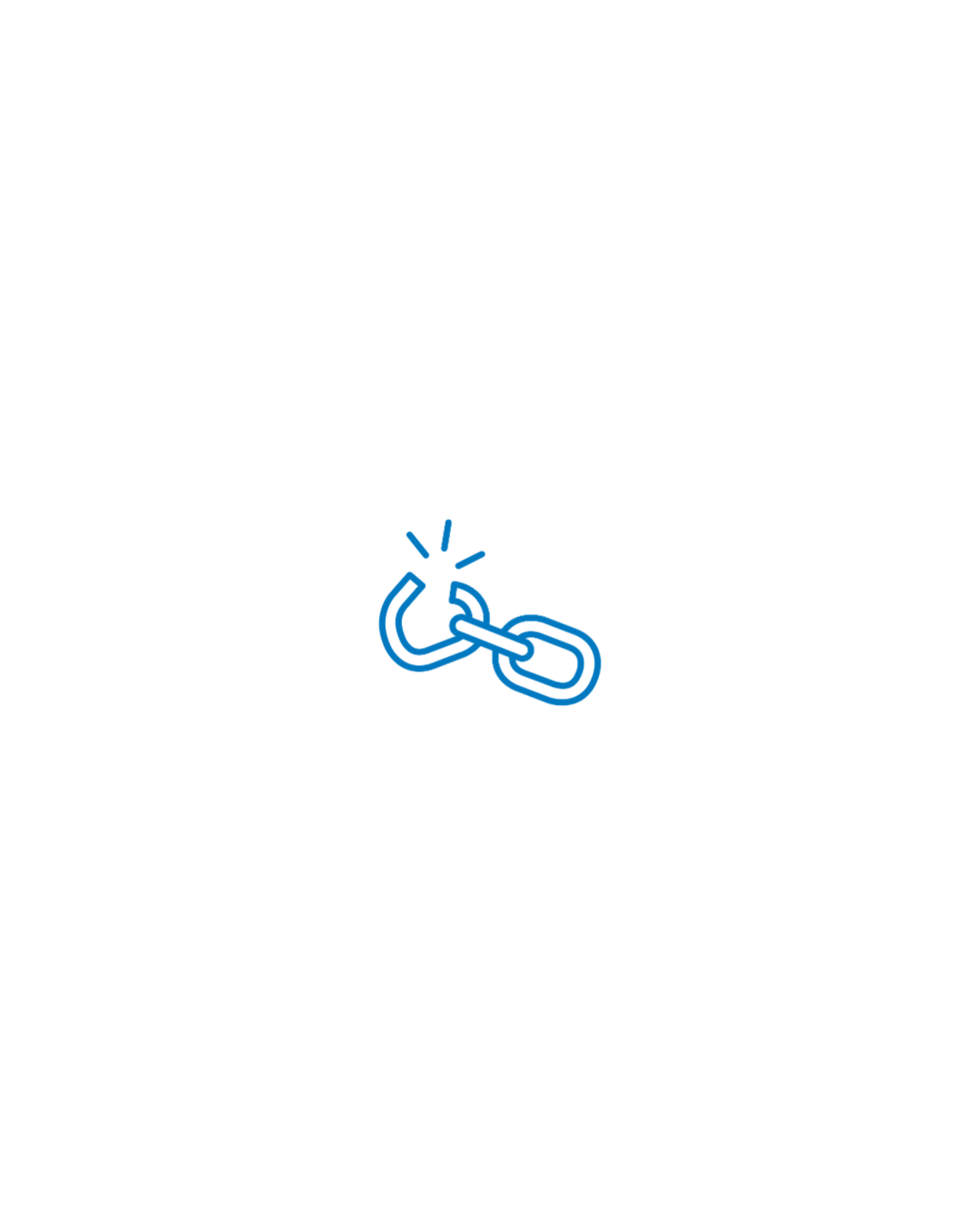 Icon Kette blau mini
